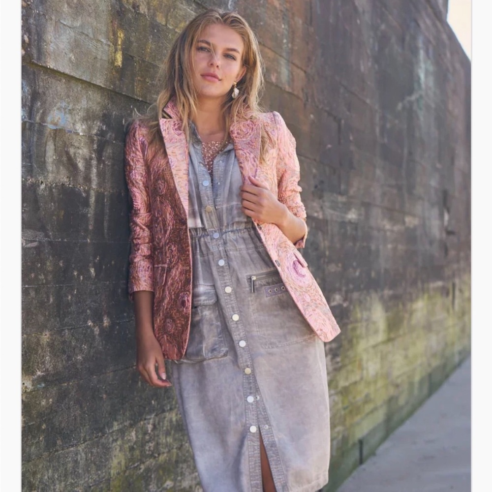 NU Denmark Tania Pink Mist Blazer